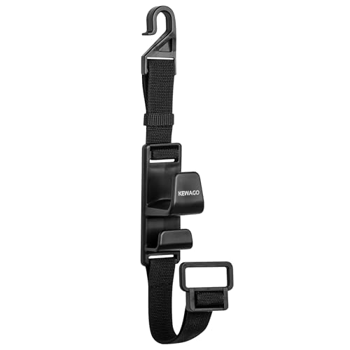 Support de sac de voiture Kewago pour appui-tête – Support de sac à main et crochet pour sac 1 pièce – Accessoire de voiture pratique – Capacité de charge de 6 kg, facile à installer