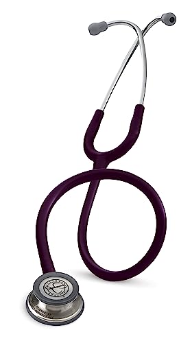 3M Littmann Classic III Estetoscopio con Grabado Gratuito y Linterna Pupilar de Regalo (Ciruela)