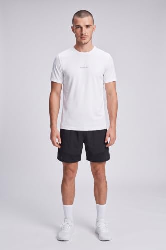 Image of Reebok Men's Polyester Gym T-Shirt - Quick Dry Moisture Wicking Sports T-Shirt for Men | Workout Running Training Tshirt for Men | Half Sleeve Active Tee