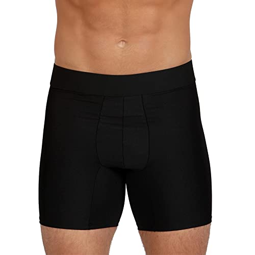 Calzoncillos con almohadillas Insta Slim Ispro USA de alta compresión y realce negro XXXL