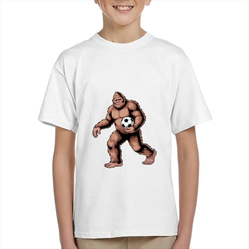 Bigfoot Soccer Ball Boys Girls Teens T-Shirt Anime Gift3