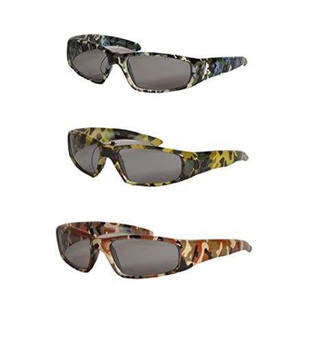 Palgrave Ltd Childrens Kids Camouflage Sunglasses Camo Print Assorted, Only one will be supplied at random