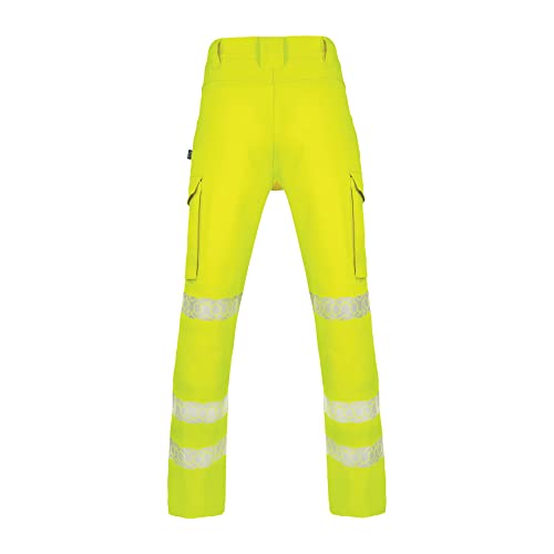 Beeswift Envirowear High Visibility Trousers Saturn Yellow 36T EWCTRSY36T - 4