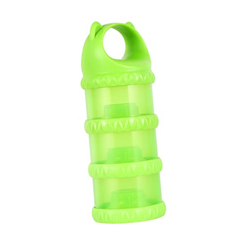 GALPADA 1pc Stackable Food Container Portable Milk Powder Dispenser Detachable Organizer for Outdoor Use Leakproof and Airtight Design for Travel and Storage