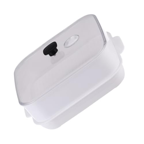 IMIKEYA 電子レンジ対応食品用蒸し器 ベジタブルスチーマー 素材 耐熱耐冷ボウル キッチンツール 野菜調理に適した調理器具