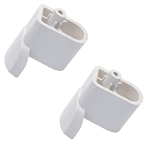 WB06X10943 - Soporte para manija de puerta de microondas compatible con GE, y Hotpoint Microondas reemplaza 261301814001, 3025054, PS8753758, paquete de 2