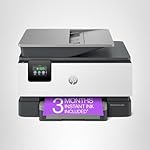 HP OfficeJet Pro 9125e Wireless All-in-One Color Inkjet Printer, Print, scan, copy, fax, ADF, Duplex printing best-for-office, 3 month Instant Ink trial included, AI-enabled (403X0A)