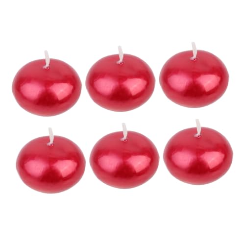 GOOHOCHY Flameless Floating Candles Red Wedding Decor Smokeless Candles for Parties Banquets