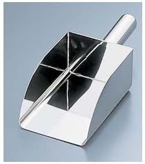 Japan Metal Works BSK02006 Square Scoop, Mini, Stainless Steel, Japan
