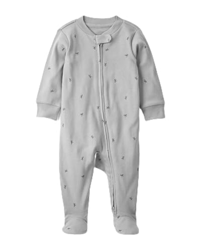 little planet by carter's Baby Sleep and Play made with Organic Cotton, Bow, 3M