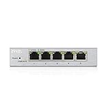 Zyxel 5-Port Gigabit Web Managed Switch,, UK Plug [GS1200-5]