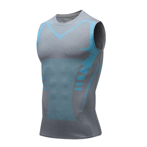 Chaleco corporal adelgazante masculino transpirable para corregir postura bajo la ropa
