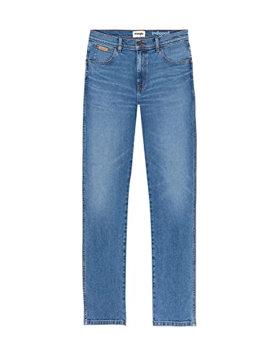 Wrangler Homme Texas Slim Classic Jeans bleu authentique finition haut de gamme