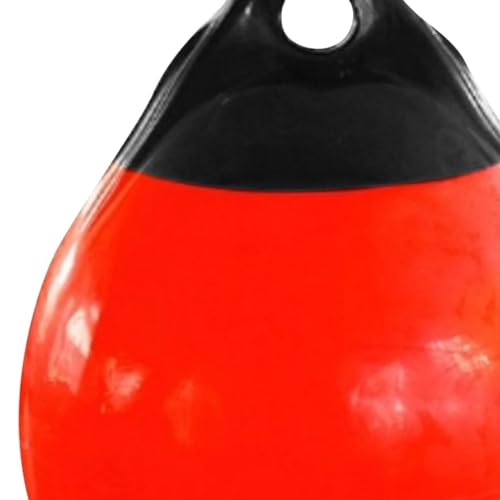 Zxpjkyu Boat Buoy Ball Boat Fender Ball Anchor Buoy with Rope for Docking Anchoring, White Rope