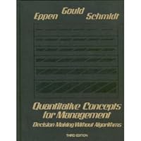 Quantitative concepts for management: Decision making without algorithms 013746777X Book Cover