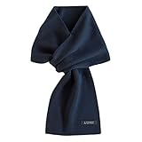 [TAVARAT] 3秒マフラー メンズ 日本製 無地 ミニマフラー (ミッドナイトネイビー)