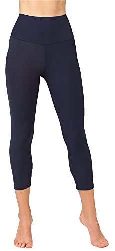 Merry Style Leggings 3/4 Donna MS10-302 (Blu Marino, M)