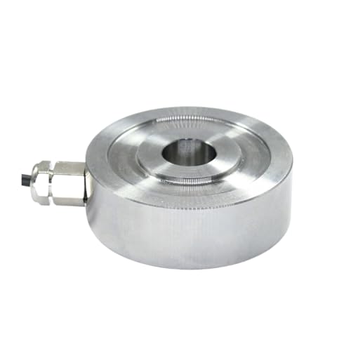 Load Cell, Compression Push Pressure Mini Load Cell Spoke Wheel Donut Washer Shaped Ring Force Sensor(20KN)