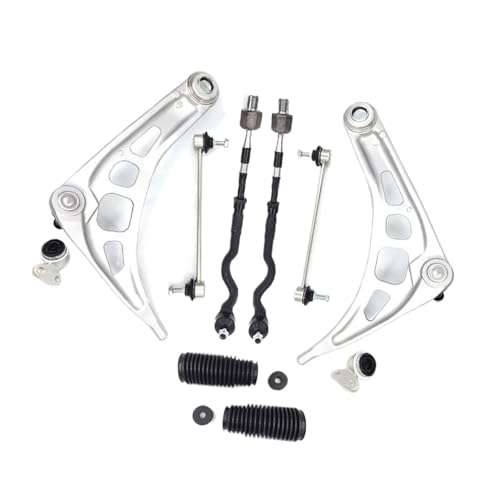 Brazos de control del automóvil para BMW E46, suspensión delantera robusta con bujes y rótulas