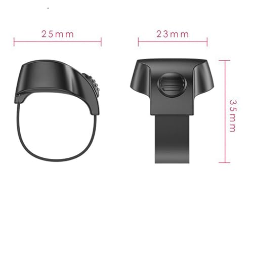 Bague télécommande Bluetooth 5.1 noire, accessoire portable haute précision - 2