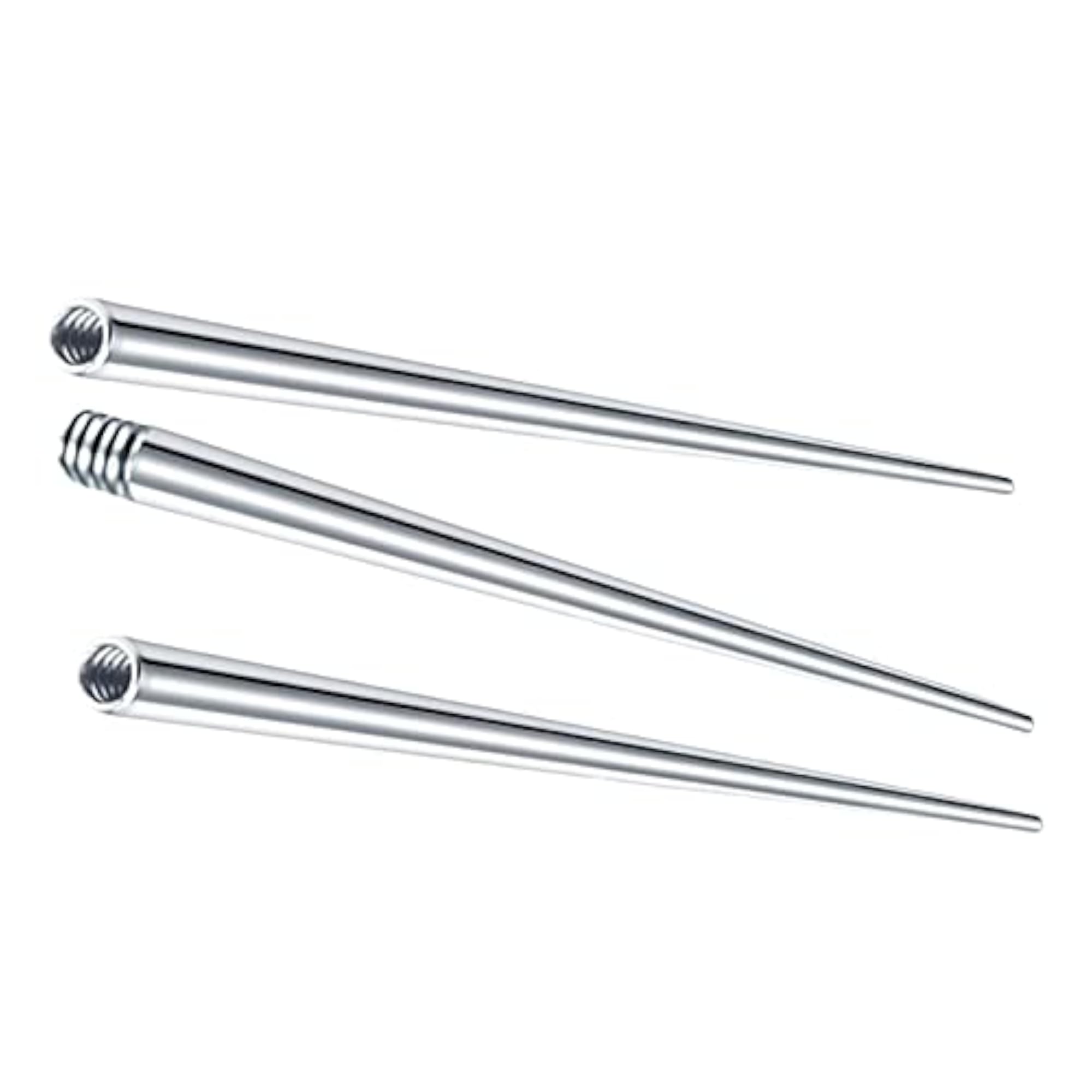 Stainless Steel Threaded Taper Piercing Tool for Ears
