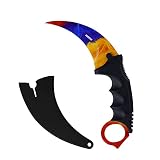 Dispatch Karambit Knife Fixed Blade Tactical Camping Tool, Outdoor Hunting Knife with Sheath and Cor
