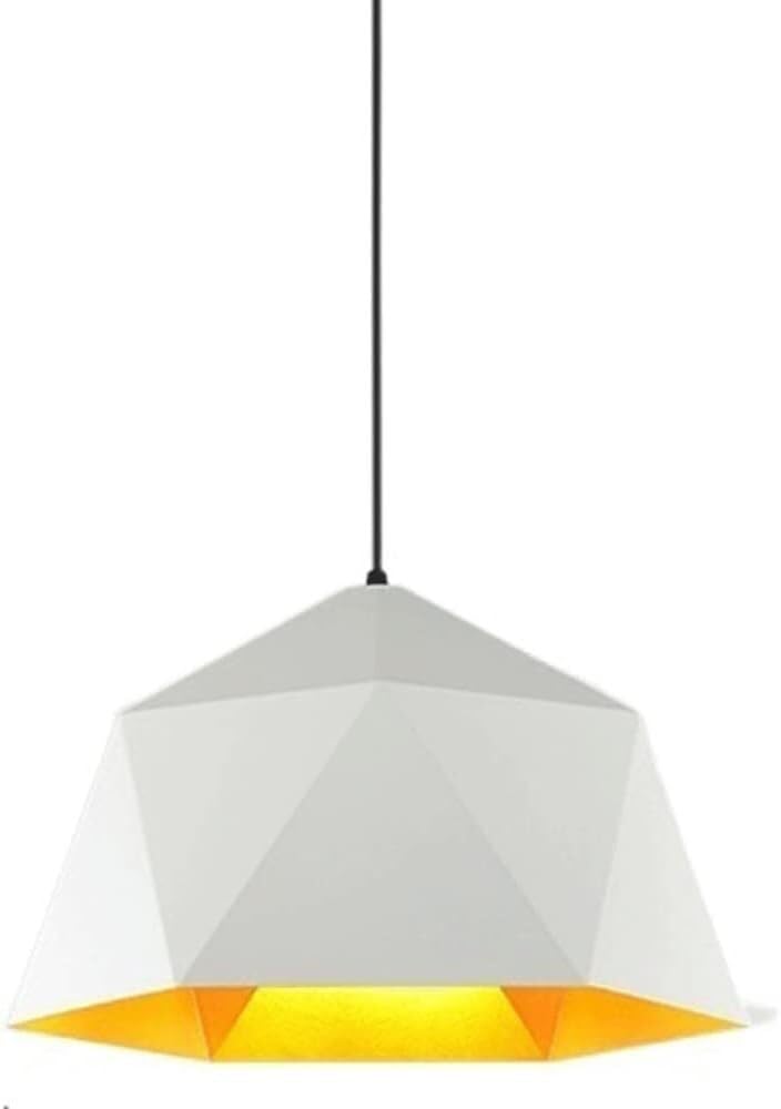 Lustre d'éclairage décoratif vintage et luminaire suspendu coloré en métal
