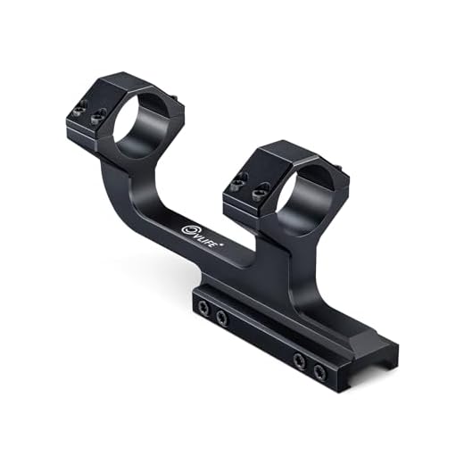 CVLIFE Cantilever Scope Mounts, 1 inch Scope Mount 1.93" High Profile Offset Dual Ring Scope Mount, Lightweight Aluminum