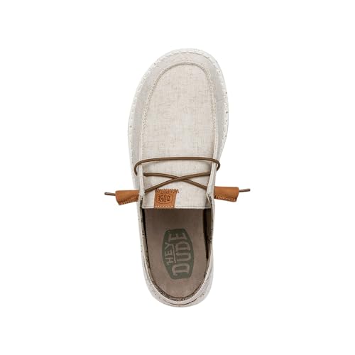 Hey Dude Women's Wendy Washed Canvas | Women’s Shoes | Women’s Lace Up Loafers | Comfortable & Light-Weight - Image 3