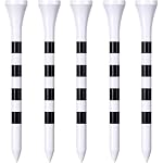 Zivisk – Zivisk Golf Tees Holz - 100 Stück 83mm Bambus Tees (Weiß)