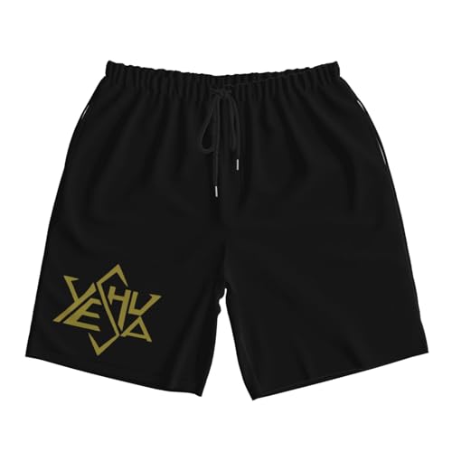 Yeshua Star of David Men's Quick-Dry Board Shorts 7