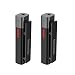 Wireless Microphone System, SmartMike+ Rechargeable Bluetooth Hands Free Clip-on Lavalier Lapel Mic (1 Pair)