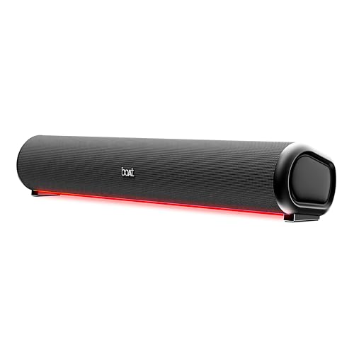boAt Aavante Bar 950 Bluetooth Soundbar w/ 40W Signature Sound,RGB,Dual Passive Radiators, Up to 7 hrs Playback, Free Music Streaming on JioSaavn,...