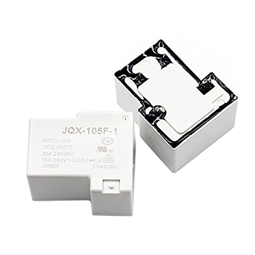 Relais HF JQX-105F-1-005D 5V 30A pour domotique et automatisme