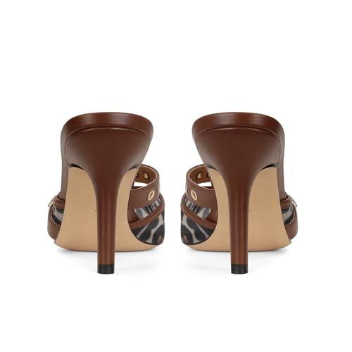 Image of Dsevht Black Kitten Heels for Women Pointed Closed Toe Dressy Bow Heel Vintage Heeled Mules Sexy Pointy Studded Slip on Stiletto Pump Shoes