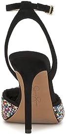 Jessica Simpson Women's Ohela Embellished Dress Sandal Heeled, Black, 12 | Image 2