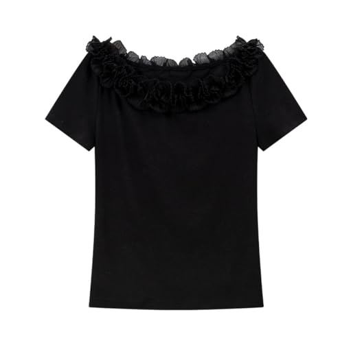 Women's Summer Short Sleeve Solid Color Slim Fit Soft Fabric