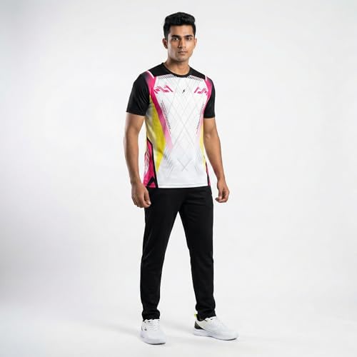 Image of YOURJERSEY Custom Sports Jersey for Men & Kids | Add Player Name | Personalised Cricket /Football /Badminton T-Shirt | Custom Team Jersey