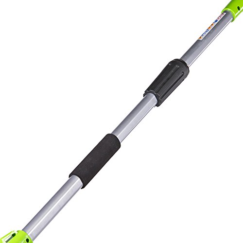 Greenworks 40V 8-Inch Cordless Pole Saw With Hedge Trimmer Attachment 2.0Ah Battery And Charger Included, Psph40B210 & Greenworks 2.6' Extension Pole For Pole Hedge Trimmer/Polesaw #TOP6