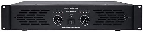 Sound Town Professional Dual-Channel, 2 x 1000W at 4-ohm, 4000W Peak Output Power Amplifier (NIX-4000IB)