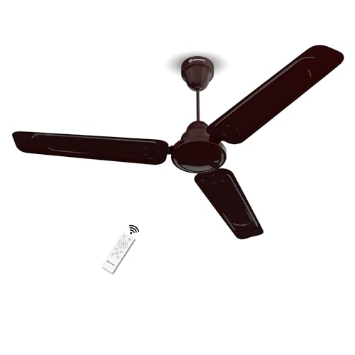 Image of LEDVANCE Aero Master Neo Bldc Fans Ceiling 1200mm with Remote | Ceiling Fan for Living Room | 5 Star Ceiling Fan | 50% Energy Saving | 100% Copper Winding | Reverse Mode | 3 Year Warranty - Brown