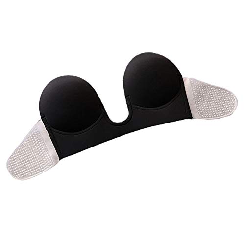 HELYZQ Sutiã adesivo adesivo de silicone sem alças push up profundo U para seios