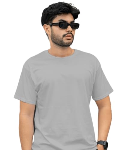 Image of DRIP Men's Solid Cotton Round Neck Half Sleeve T-Shirt