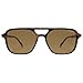 SOJOS Retro Aviator Sunglasses for Women Men,Trendy Rectangle Womens Mens Shades Sun Glasses SJ2202 Coffee Tortoise Frame Coffee Lens