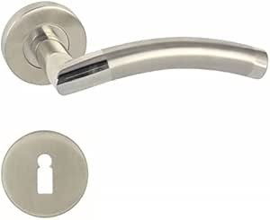 Domino Türgriff Drückergarnitur DEKAN-R M3 - Bronze BB Rosette Für Innentüren