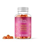 Simply Collagen® Vegan Collagen Booster Gummies, Promotes Youthful & Beautiful Skin, Hair, Nails & Lashes, Key Amino Acids & Antioxidants, Biotin, Vitamin A,C,E