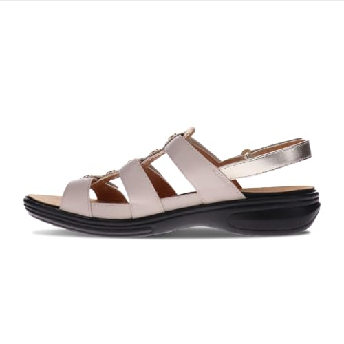 Image of Revere Toledo Women's Sandals - Gladiator Inspired Premium Leather Walking Sandals - Stylish and Trendy - Orthotic-Friendly with Arch Support and Adjustable Fit
