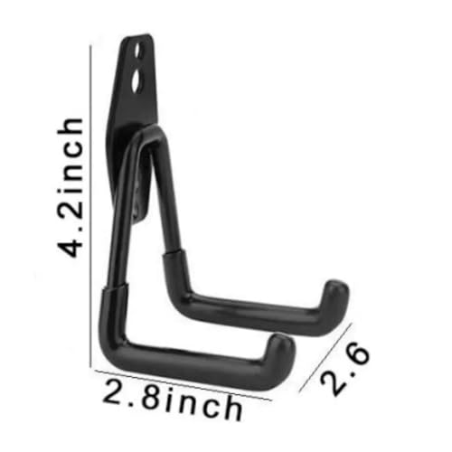 Support casque moto mural en métal robuste avec kit de fixation - 2