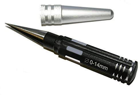 VRX Alesatore foratore in Alluminio 0-14mm (Nero)