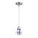 Elk Lighting PF1000/1-MR16-BN-MT Pendant Light, Chrome, Multicolor, White